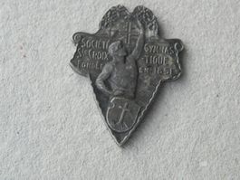 Sport Abzeichen Brosche Medaille Ste. Croix VD Waadt 1927