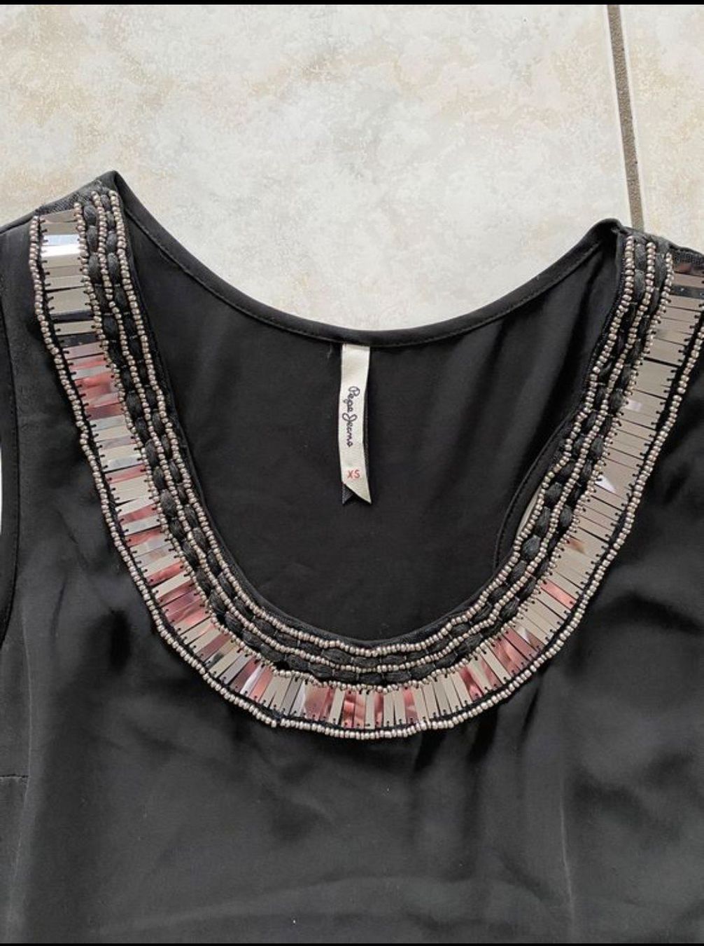 Top: Schwarzes Top XS Pepe Jeans – Usato da Maienfeld venduto da Alpenblume12 1