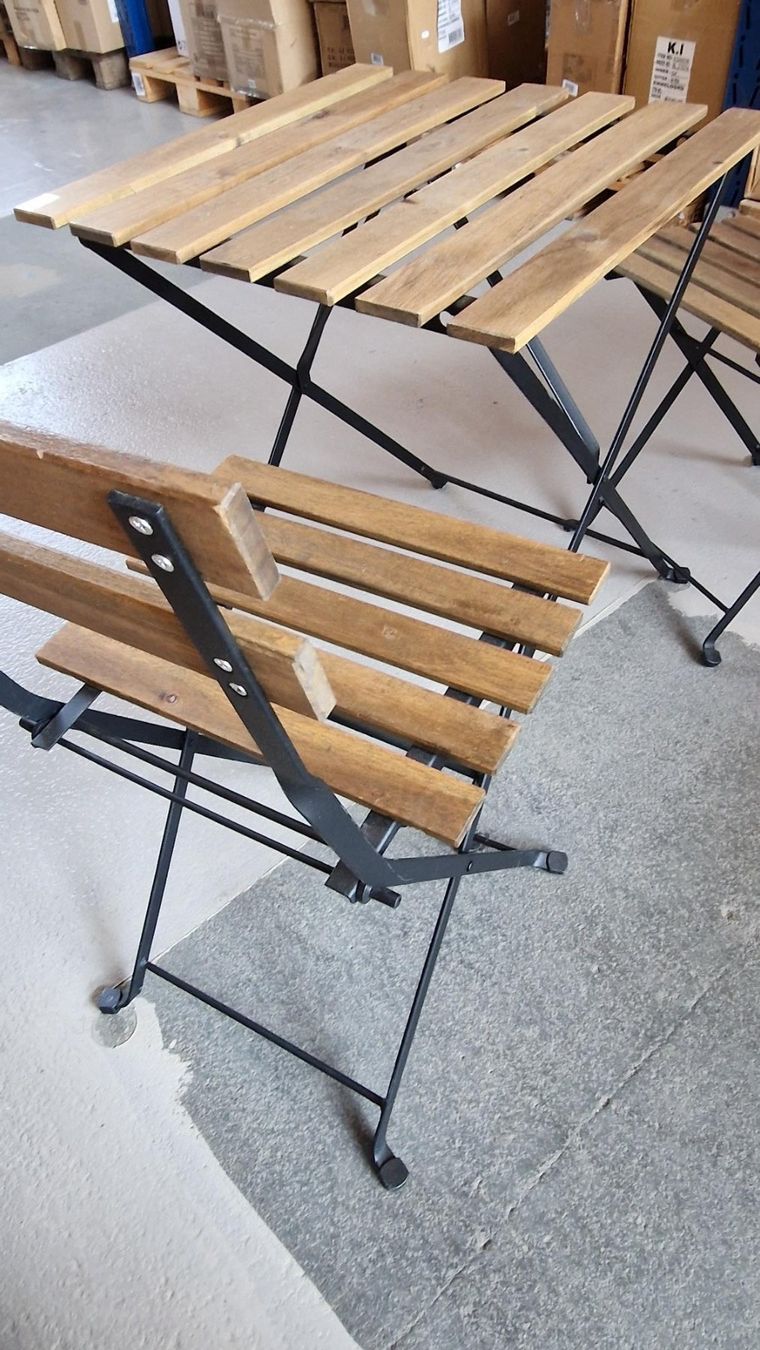 Set di tavolo e panche: Bistroset 3-teilig Klappbar – Nuovo e nell'imballaggio originale da Regensdorf venduto da Sebastian024