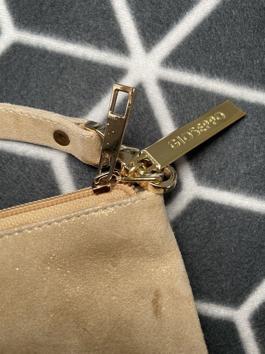 Taschen für Damen: Clutch Gioseppo beige mit Perlen  – Gebraucht aus Rheineck von cha_p9qy 3