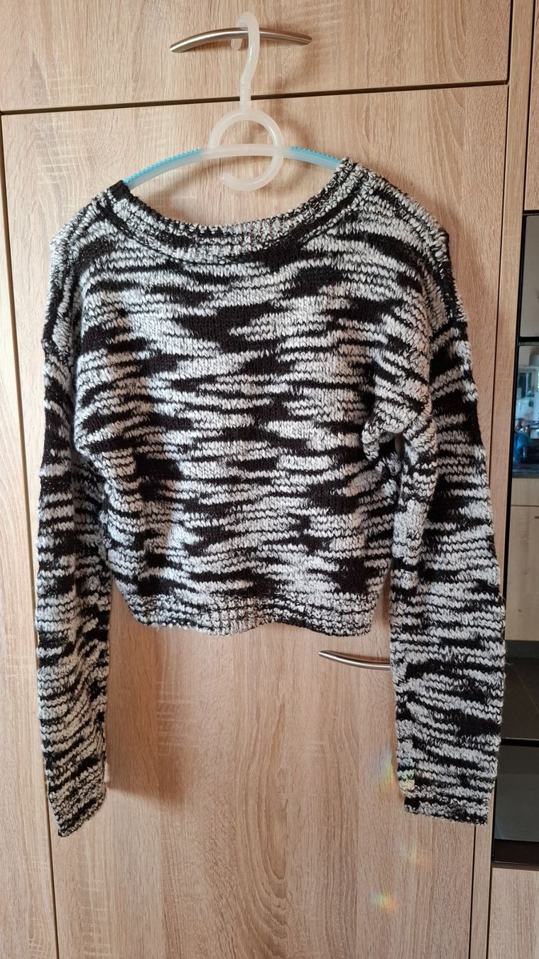 Zebra Maglioni & Felpe: Zebra Strickpullover, Schwarz/Weiss – Usato da Plagne venduto da Reticulum01