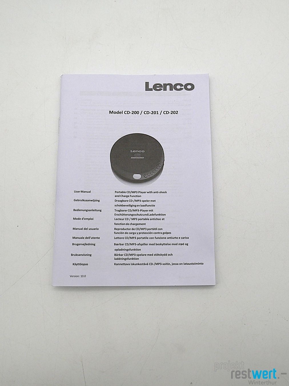 Lenco Tragbarer Mediaplayer: LENCO MP3 Player+Portable Audiogerät mit Kopfhörer – Neu (gemäss Beschreibung) aus Winterthur von Restwert_Winterthur 6