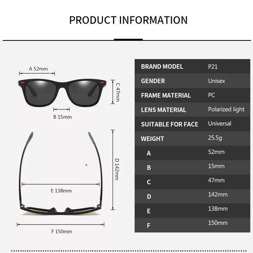 Occhiali & Lenti: Polarisiert Herren Sonnenbrille – Nuovo e nell'imballaggio originale da Suhr venduto da sjay.Cv 5