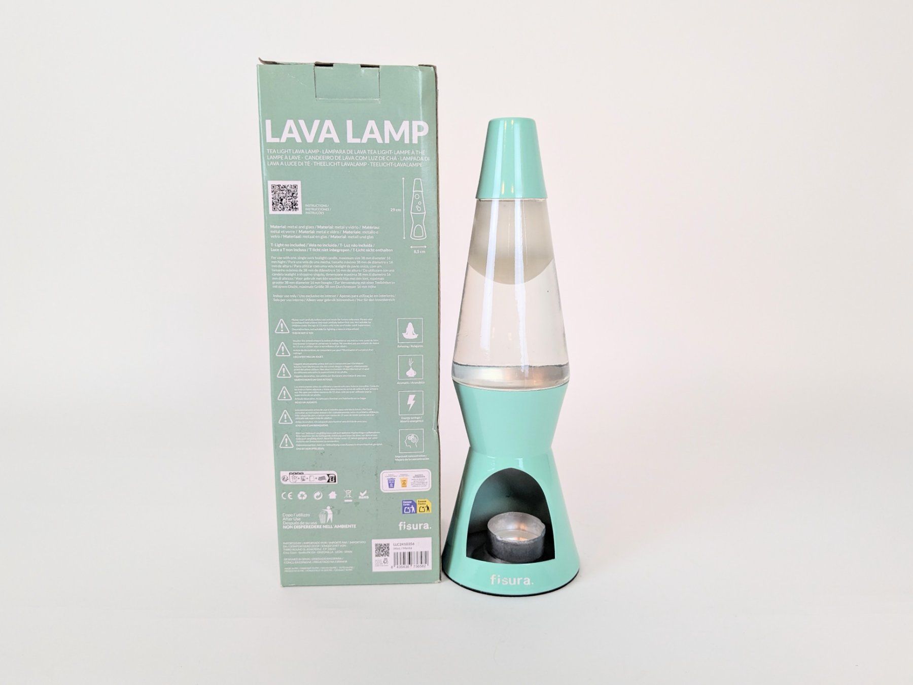 Lampade: FISURA Lavalampe Farbe Mintgrün – Usato da Thun venduto da Restwert_Thun 2