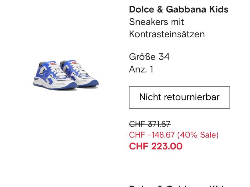 Dolce & Gabbana Scarpe per ragazzi: D&G – Usato da Reinach AG venduto da MineD 1