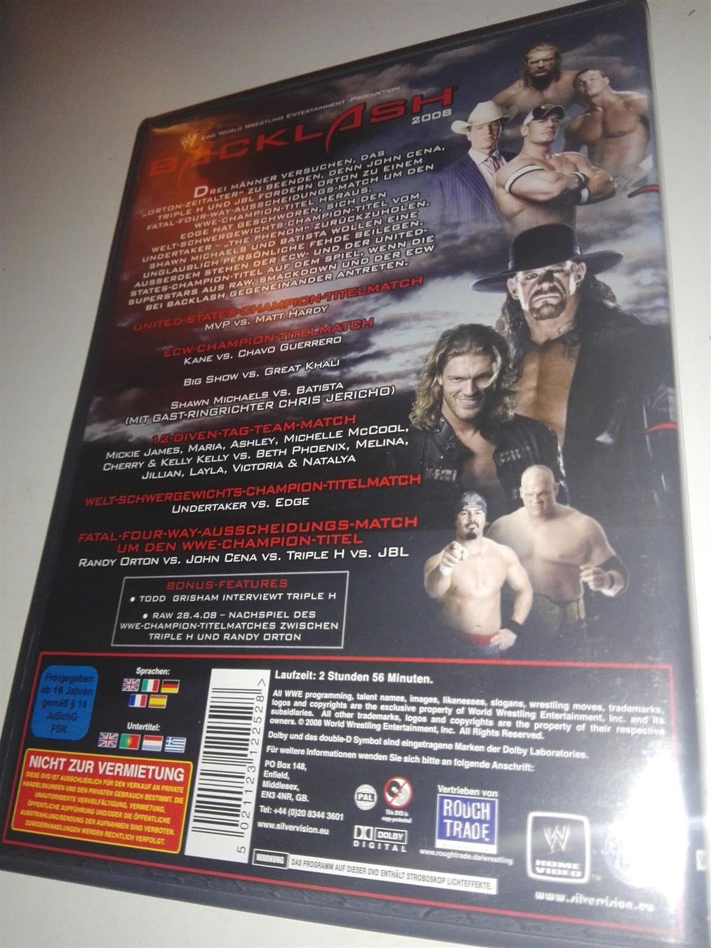 Alle DVDs: Backlash (2008)          -Silver Vision- – Gebraucht aus St. Gallen von elk2021 6