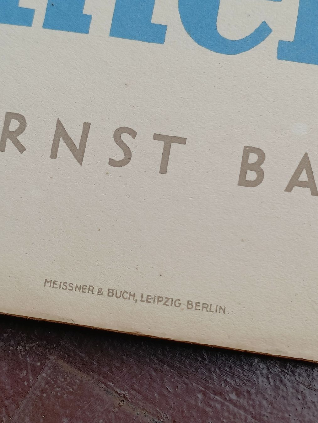 Insegne: Alte Karton Werbung / Bauer Caramel Bräu - Brauerei Leipzig  – Usato da Brugg AG venduto da Ente015 1