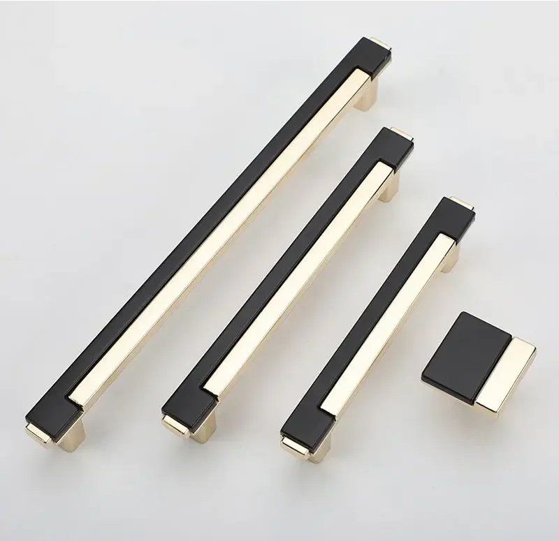 Ferramenta: 10x Möbelgriff Gold und Schwarz Knob Pulls - Poignée meuble – Nuovo e nell'imballaggio originale da Lausanne venduto da batishop 2