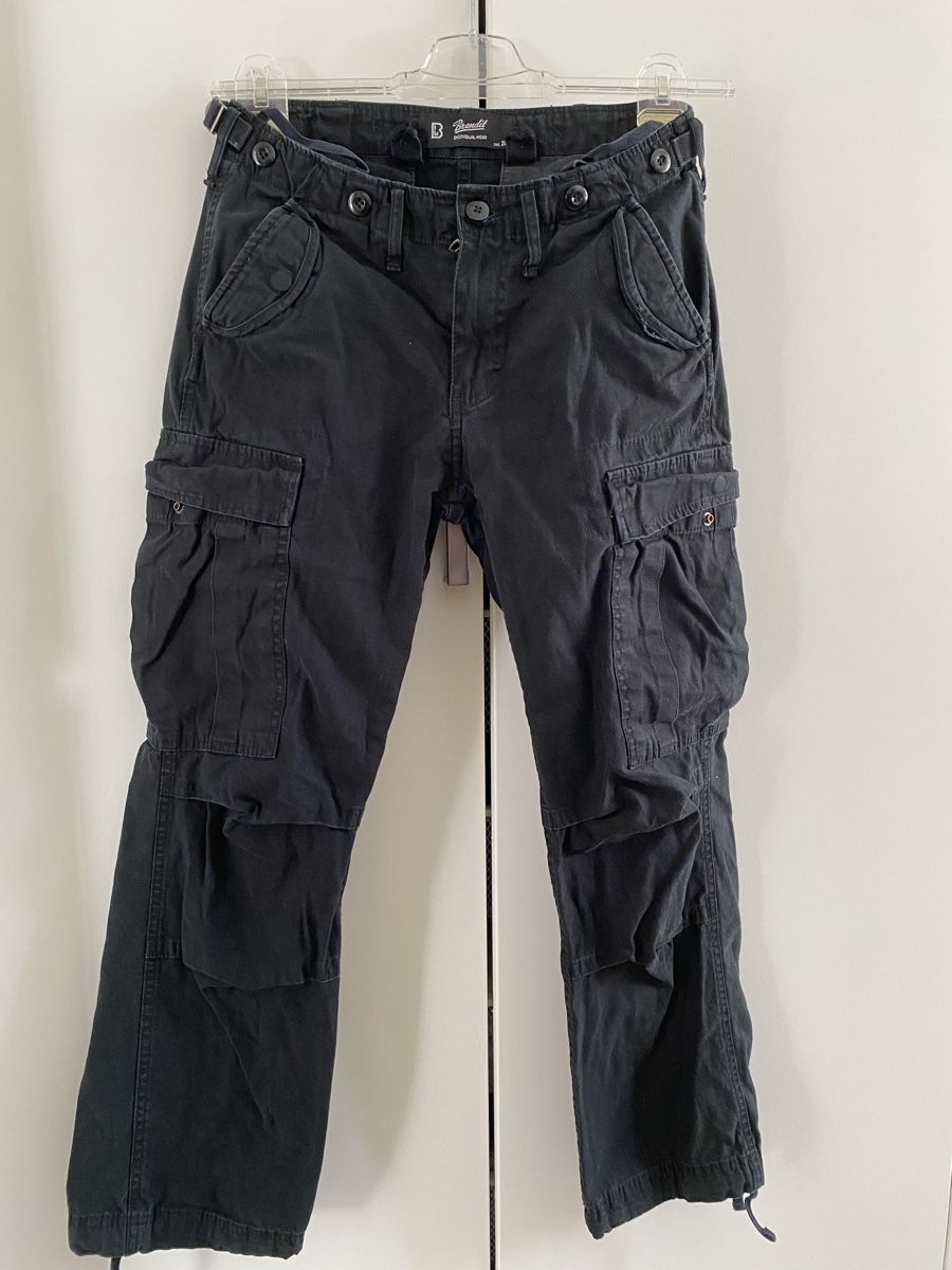 Pantaloni: Brandit Cargohose Schwarz – Usato da Basel venduto da Nina_777