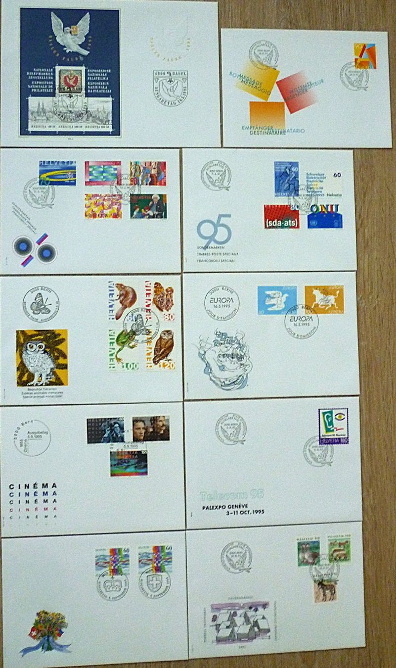 Tutti i francobolli: Über 100 FDC mit Sonder- und Dauermarken 1981-1996 – Nuovo (secondo la descrizione) da Frauenfeld venduto da ottoleo 8