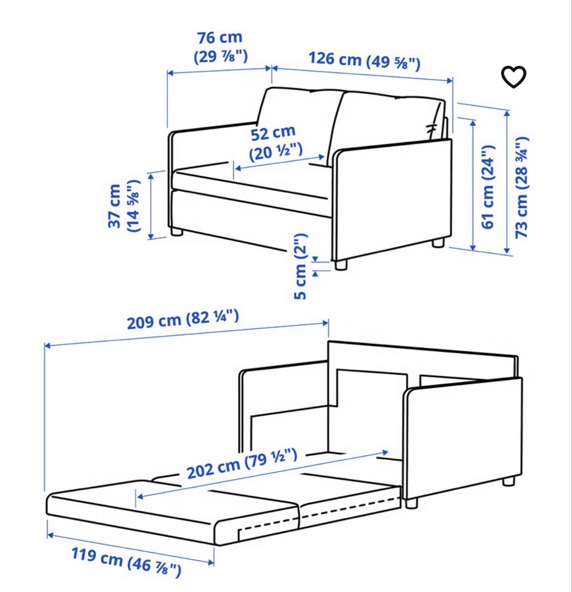 Sofas: Bettsofa wie neu – Gebraucht aus Niederglatt ZH von CorinneW32 3