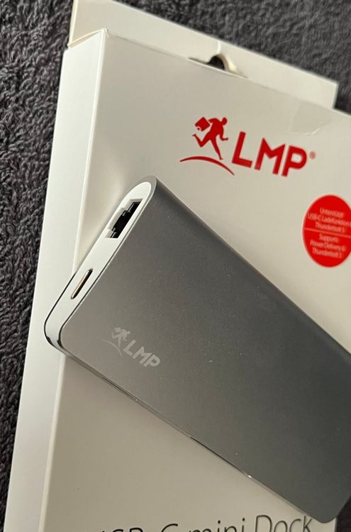 LMP USB-C Mini Dock 8 Ports Avec HDMI - Charge Power Delivery - Gris Sidéral