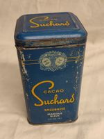 Wunderschöne alte Blechdose von SUCHARD CACAO 17 cm