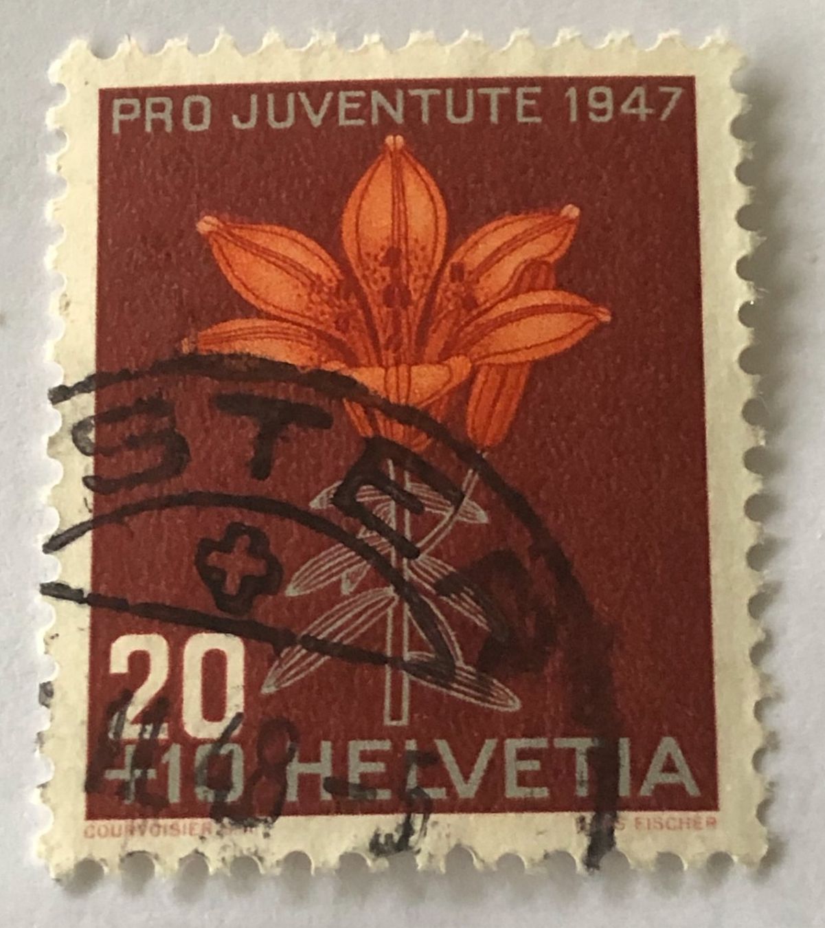 Alle Briefmarken: PRO JUVENTUTE  BRIEFMARKEN GESTEMPELT   – Gebraucht aus Aarau von Billa007