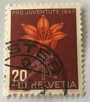 PRO JUVENTUTE  BRIEFMARKEN GESTEMPELT  
