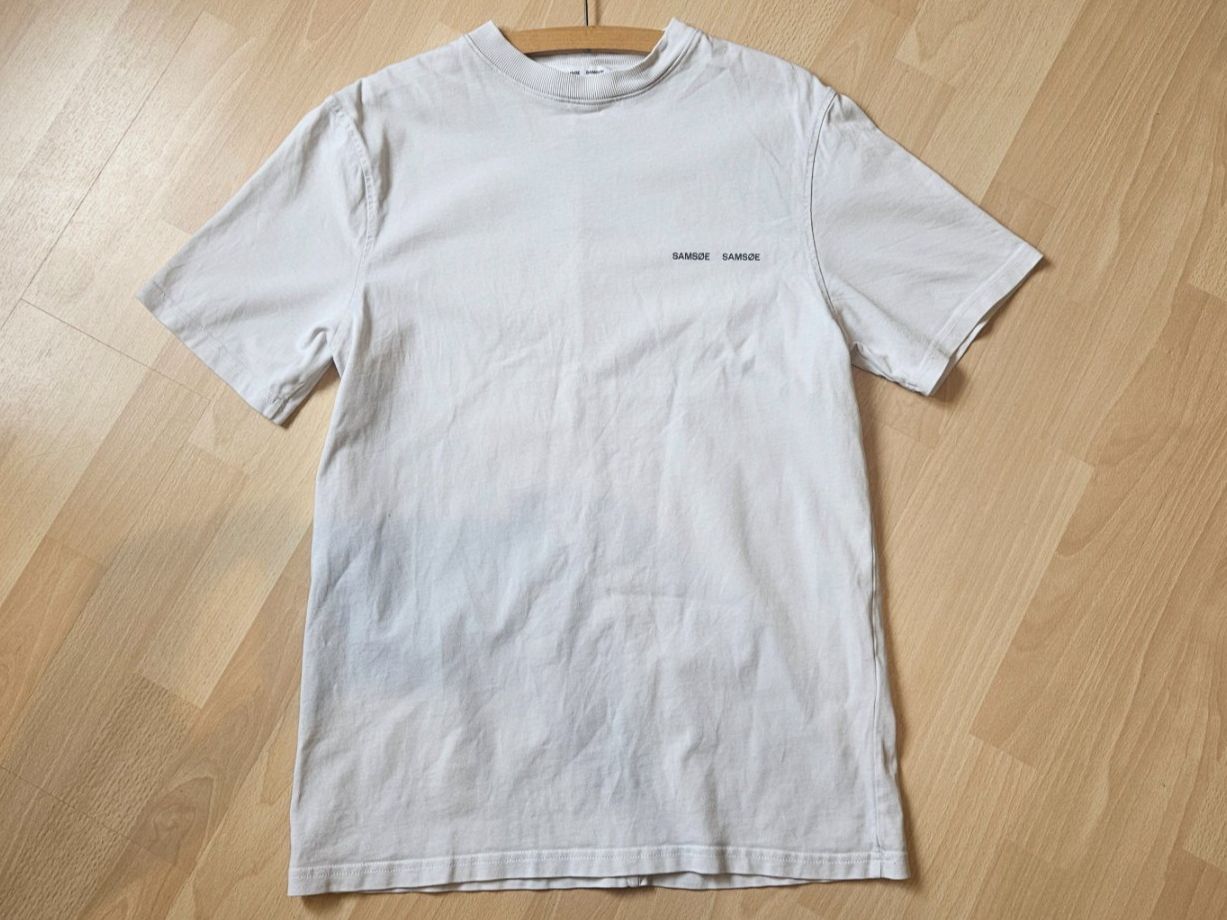 Samsøe Samsøe T-shirt: T-Shirt Samsoe Samsoe, Grösse M, weiss – Usato da Jona venduto da ASMARADO