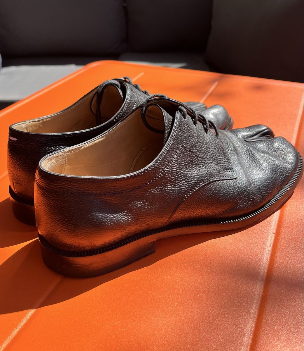 Maison Margiela Scarpe da donna: Maison Margiela Tabi Leather Oxfords - Size 39 - Black – Usato da Zürich venduto da kse_jw8w 2