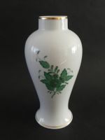 Schöne Vase HEREND Chinese Bouquet Green / Apponyi Grün 6596