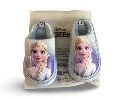 DISNEY Frozen Kinder Hausschuhe Gr. 32–33 Elsa Pantoffeln