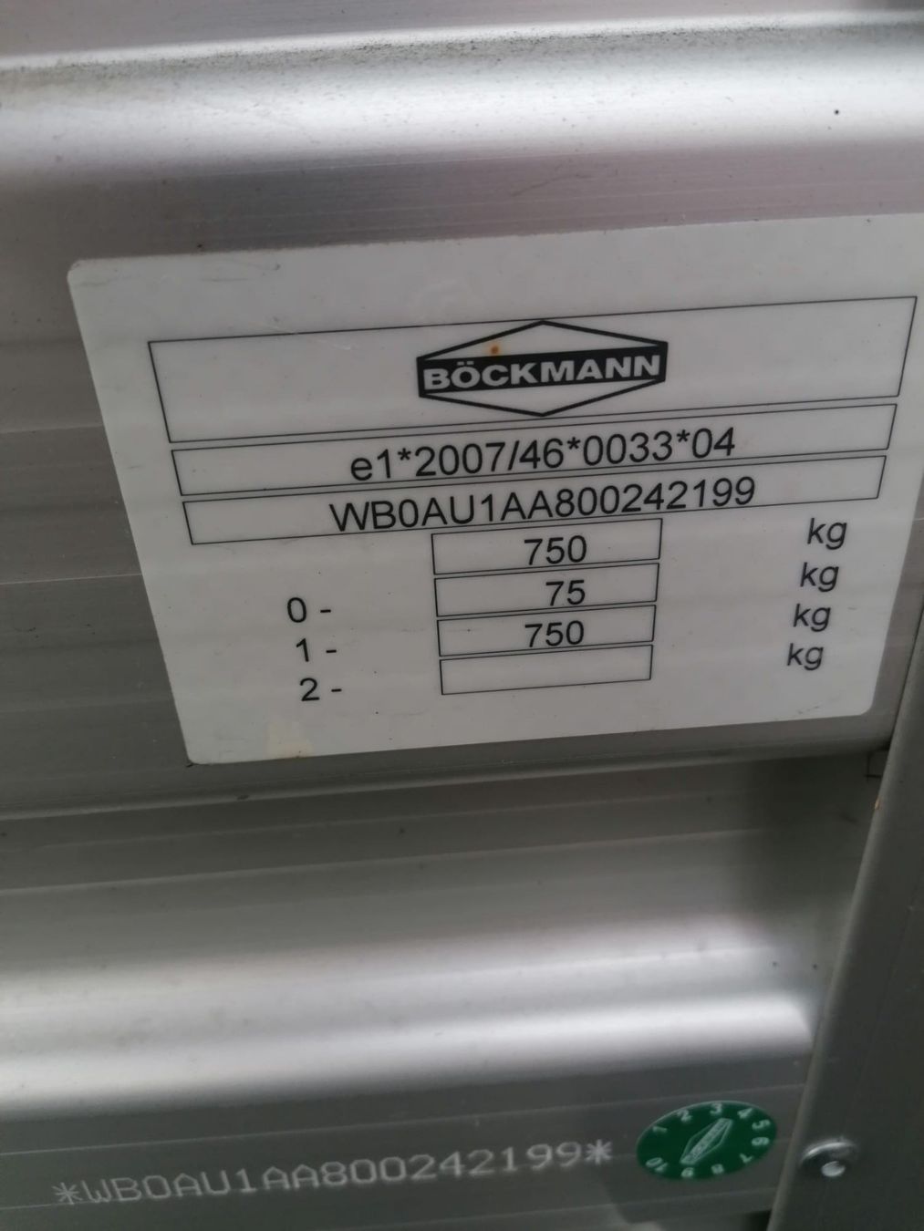 Böckmann Rimorchi: Anhänger Böckmann  750 Kg. – Usato da Mels venduto da lad_8ctm 4