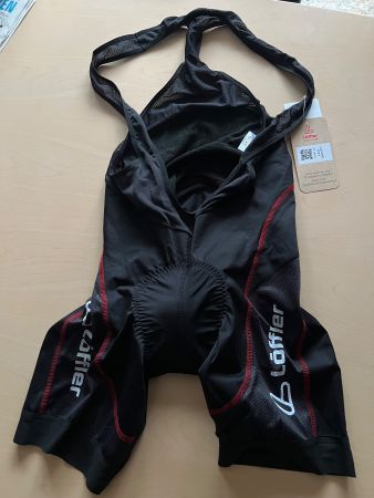 Löffler Radhose Bibshorts schwarz Gr. XL neu mit Etikett