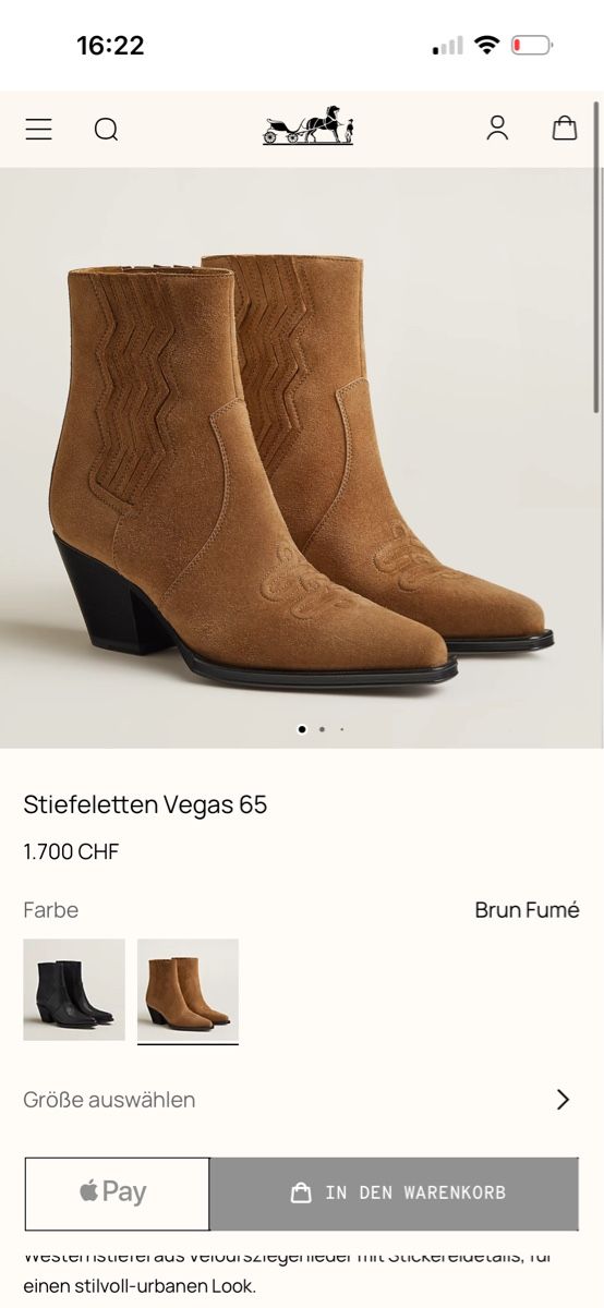 Hermès Scarpe da donna: Hermes Stiefeletten – Usato da Reinach AG venduto da MineD 3