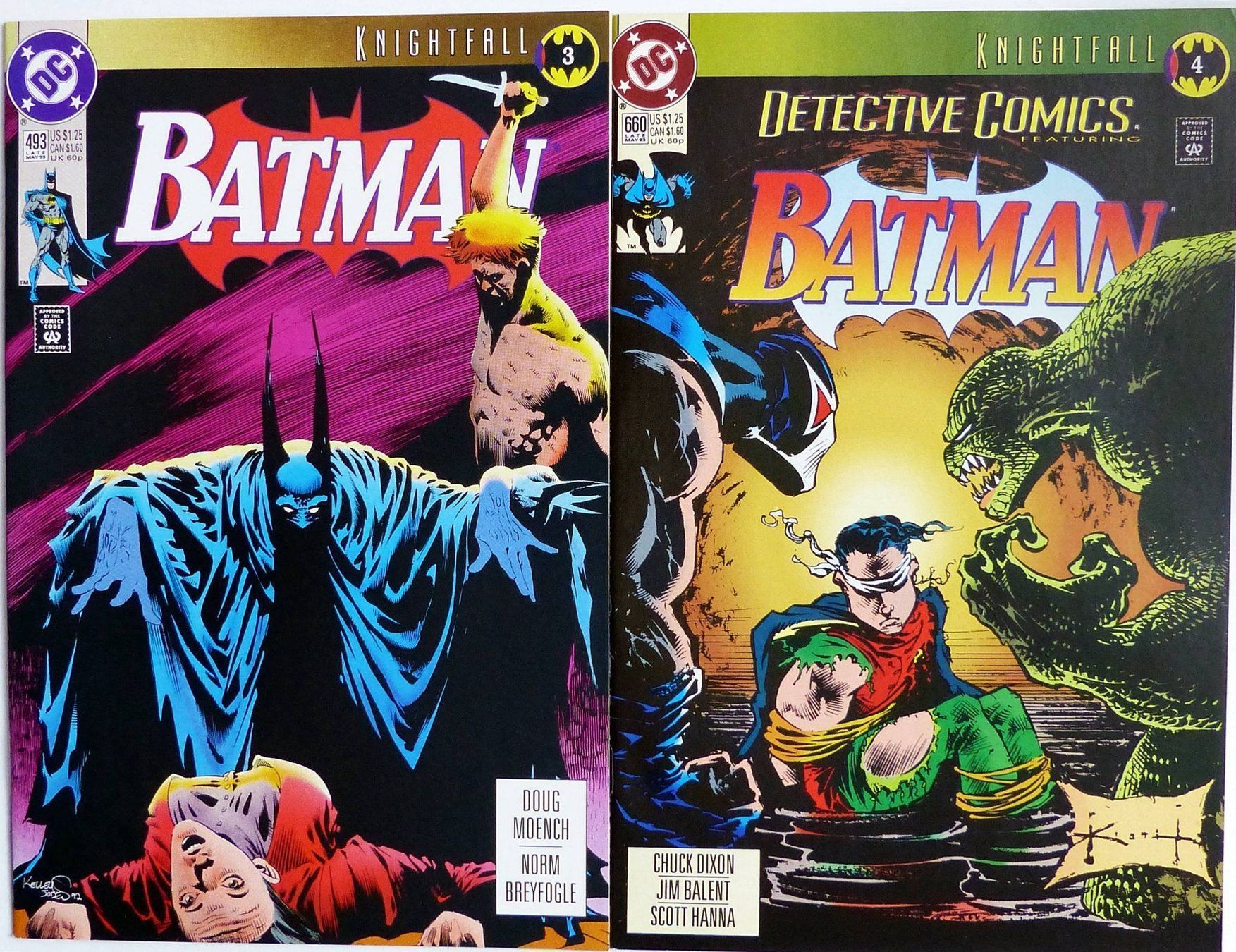 BD: BATMAN KNIGHTFALL COMPLETE 19 PART NEW COMICS TV SERIE 1993 – D'occasion à Lugano par YouWantUS 3