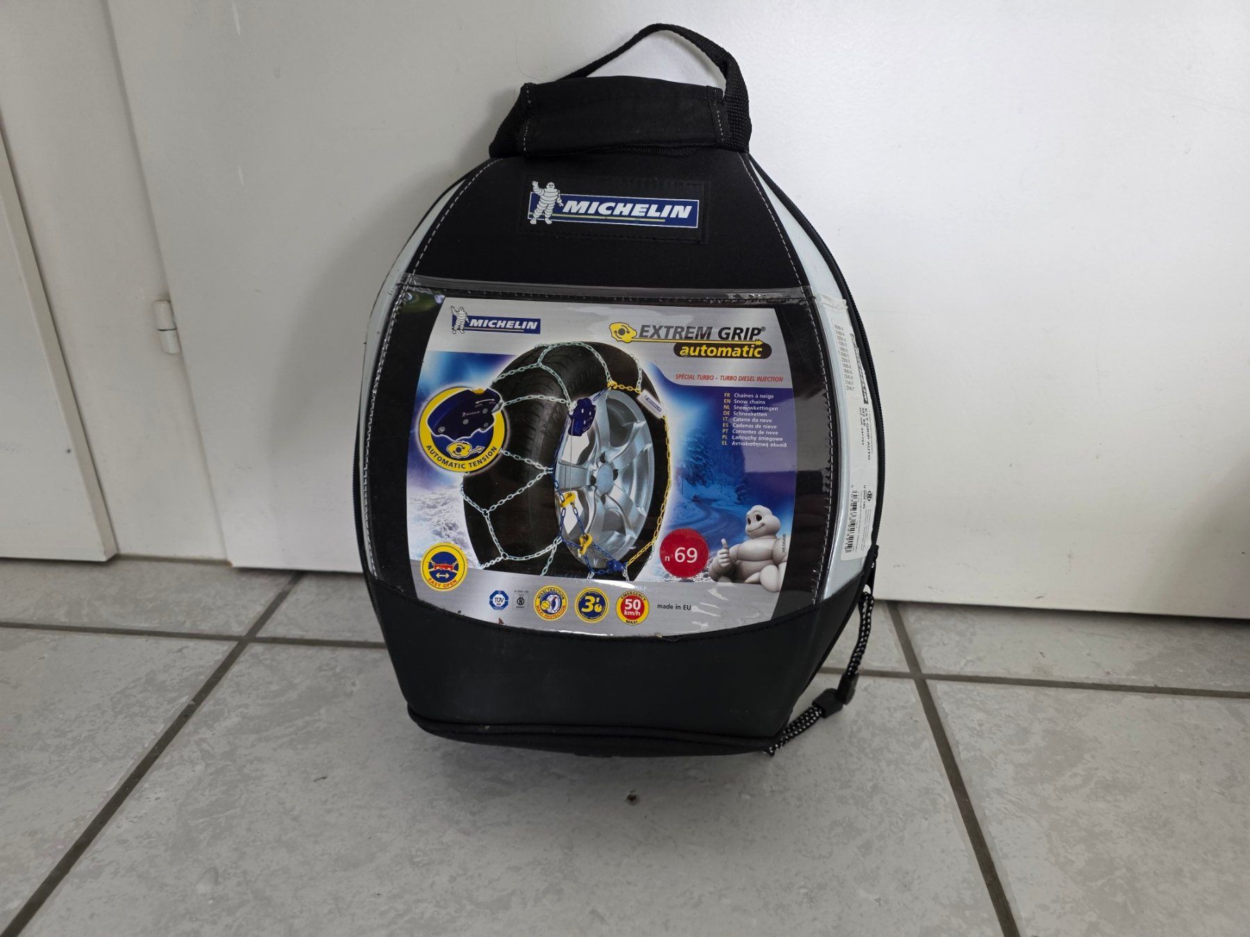 Catene da neve: Schneeketten Michelin Extrem Grip Automatic N. 69 – Usato da Birrwil venduto da Baedu00