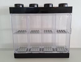 LEGO Vitrine für Minifiguren schwarz 8 Fächer gebraucht
