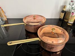 NEUE 2 Kupfer Pfannen von Spring Culinox