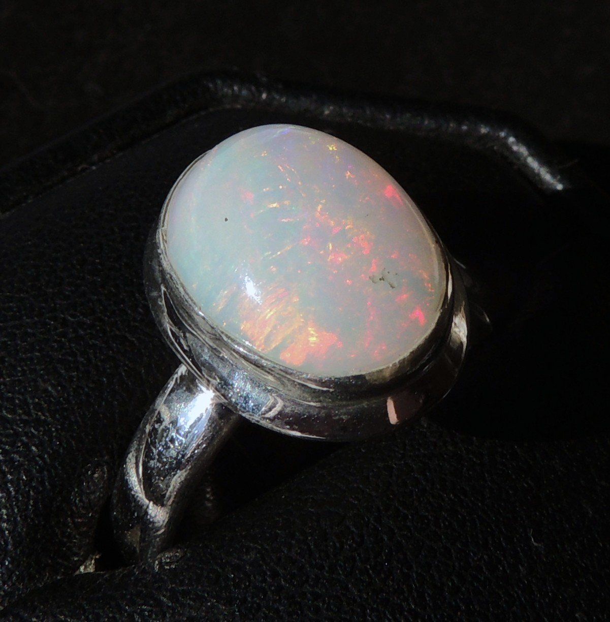 Anelli: Äthiopischer Opal Fingerring Gr. 60 – Usato da Waldenburg venduto da schaller707 4
