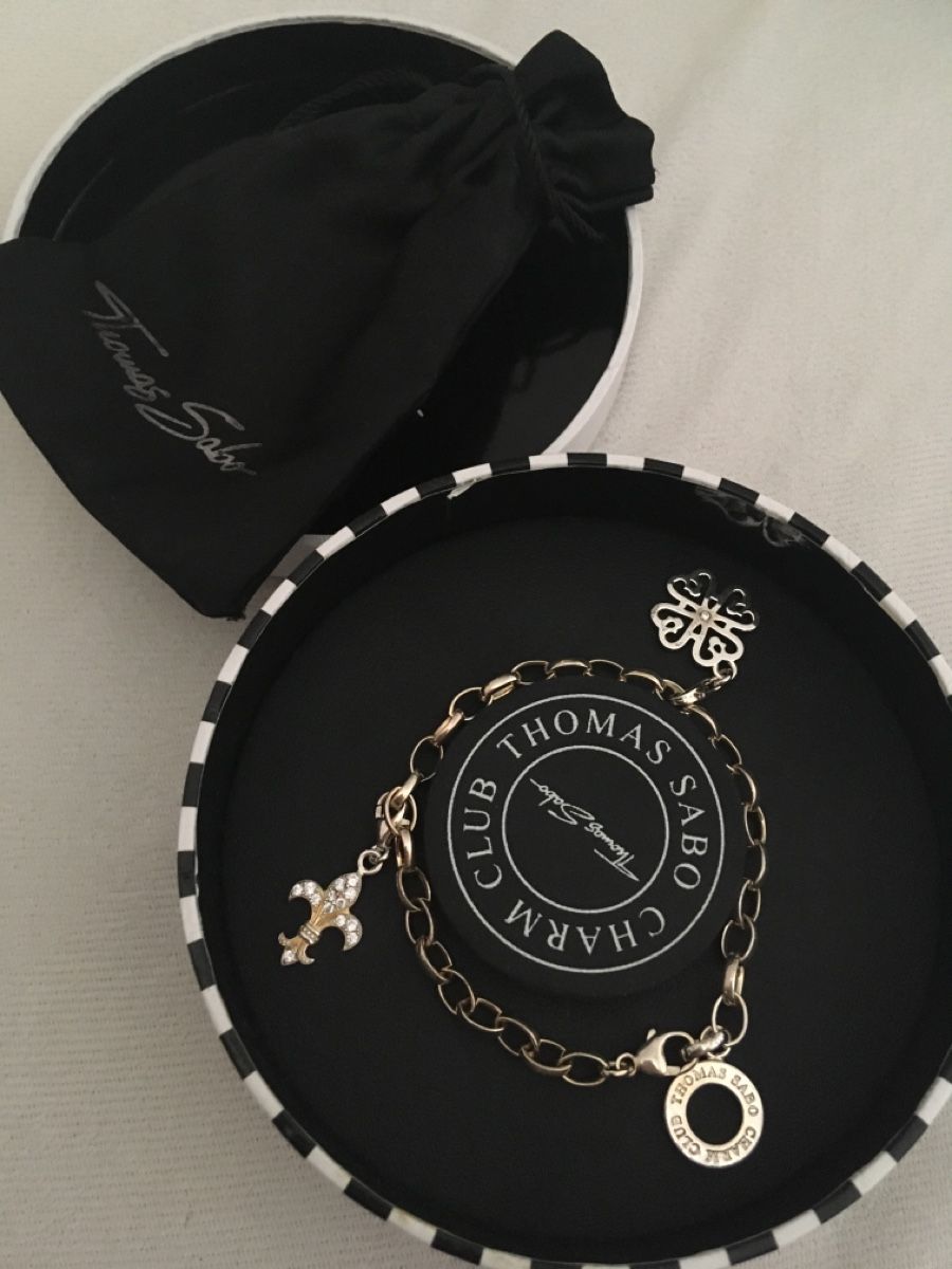 Bracciali & Braccialetti: Thomas Sabo Charm Armband mit 2 Charms – Nuovo (secondo la descrizione) da Bassersdorf venduto da secondhand_clothing 3