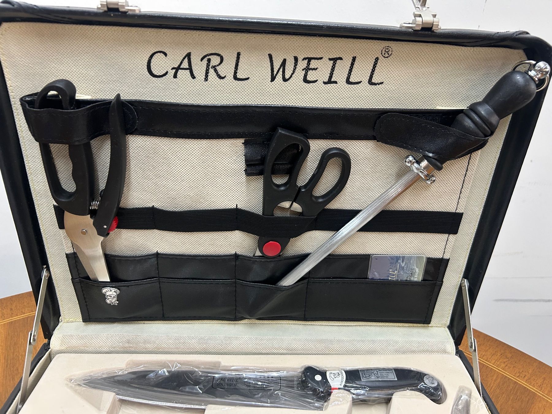 Solingen Messer: Messerkoffer von Solingen Carl Weile ungebraucht – Gebraucht aus Zürich von Levelart 2