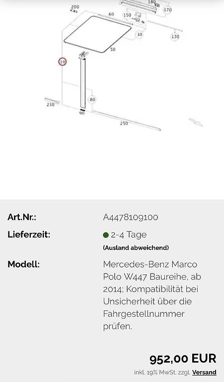 Tische: Innentisch Marco Polo W447 – Neu und originalverpackt aus Bülach von CAMPTIVITY 2