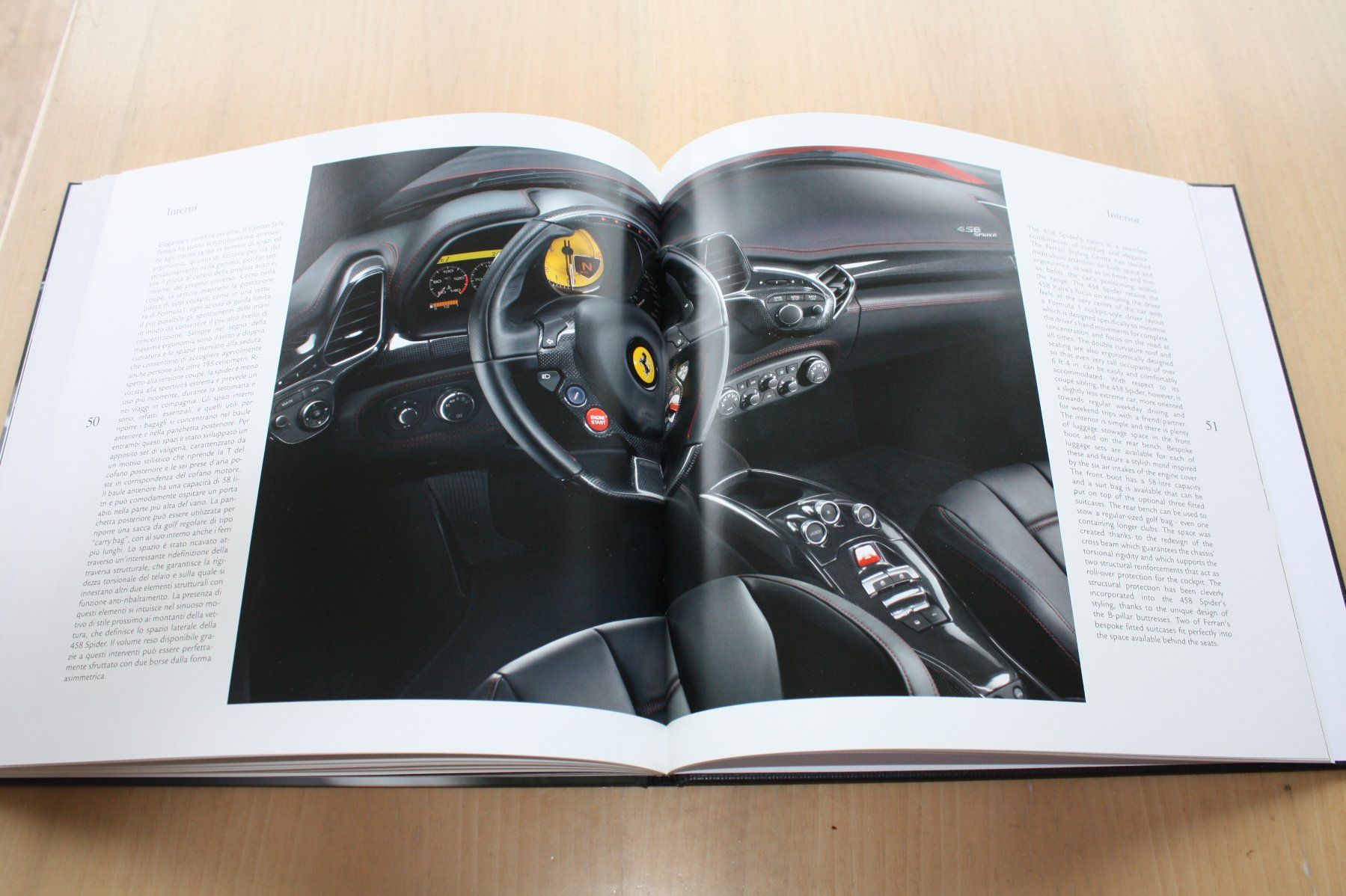 Ferrari Documenti: Ferrari 458 Spider Hardcover Prospekt – Usato da Wikon venduto da erwin400 9