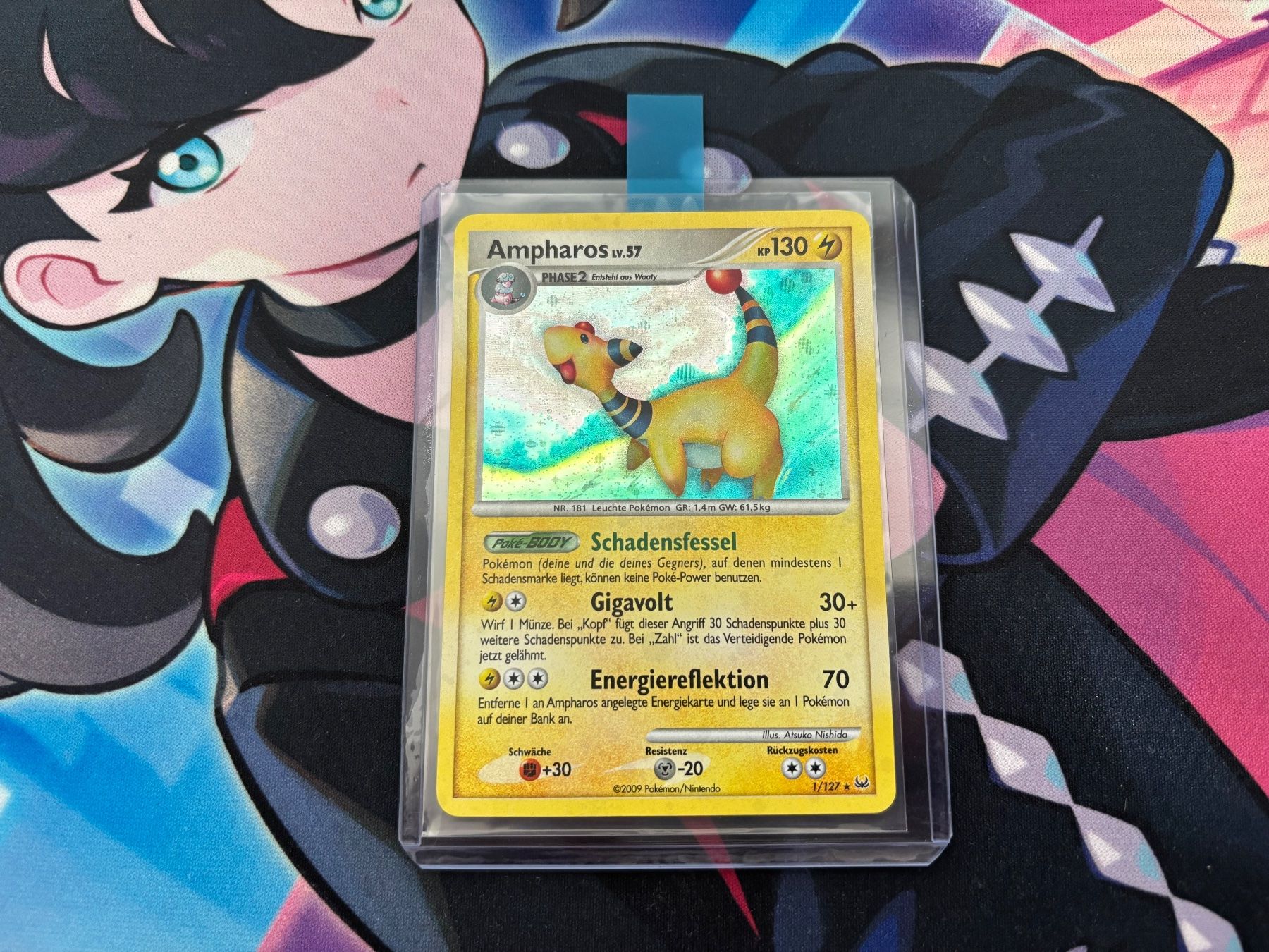 Pokémon Carte collezionabili: 2009 POKEMON Ampharos Holo Platin 1 – Usato da Wilen (Sarnen) venduto da Seeungeheuer
