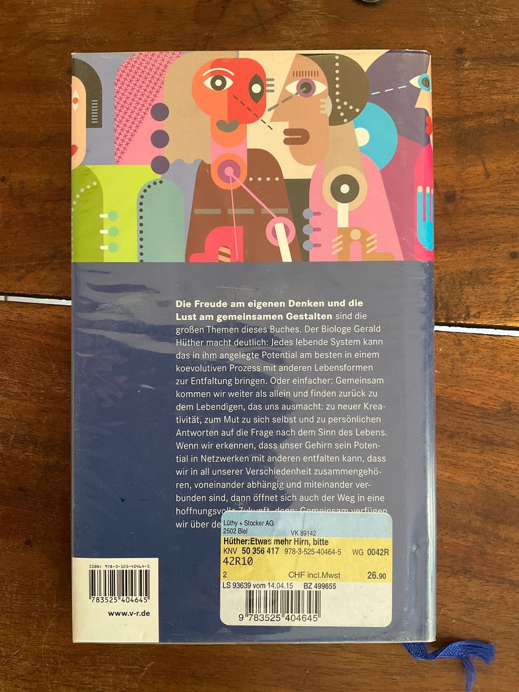 Livres: "Etwas mehr Hirn, bitte" von Gerald Hüther – D'occasion à Avenches par Lactobacille 1