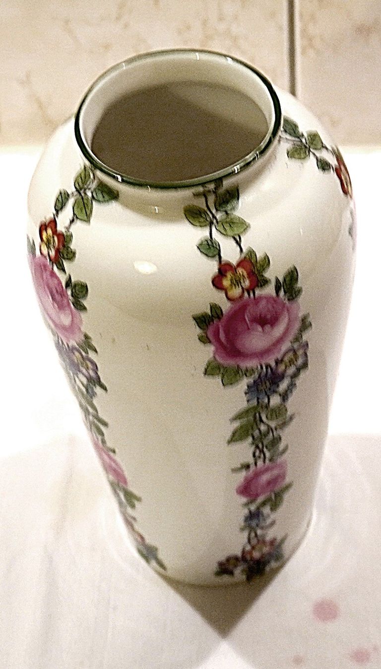 Vasi & Recipienti: Blumen Vase mit Rosen Bavaria – Usato da Baar venduto da 2cvbaar 1