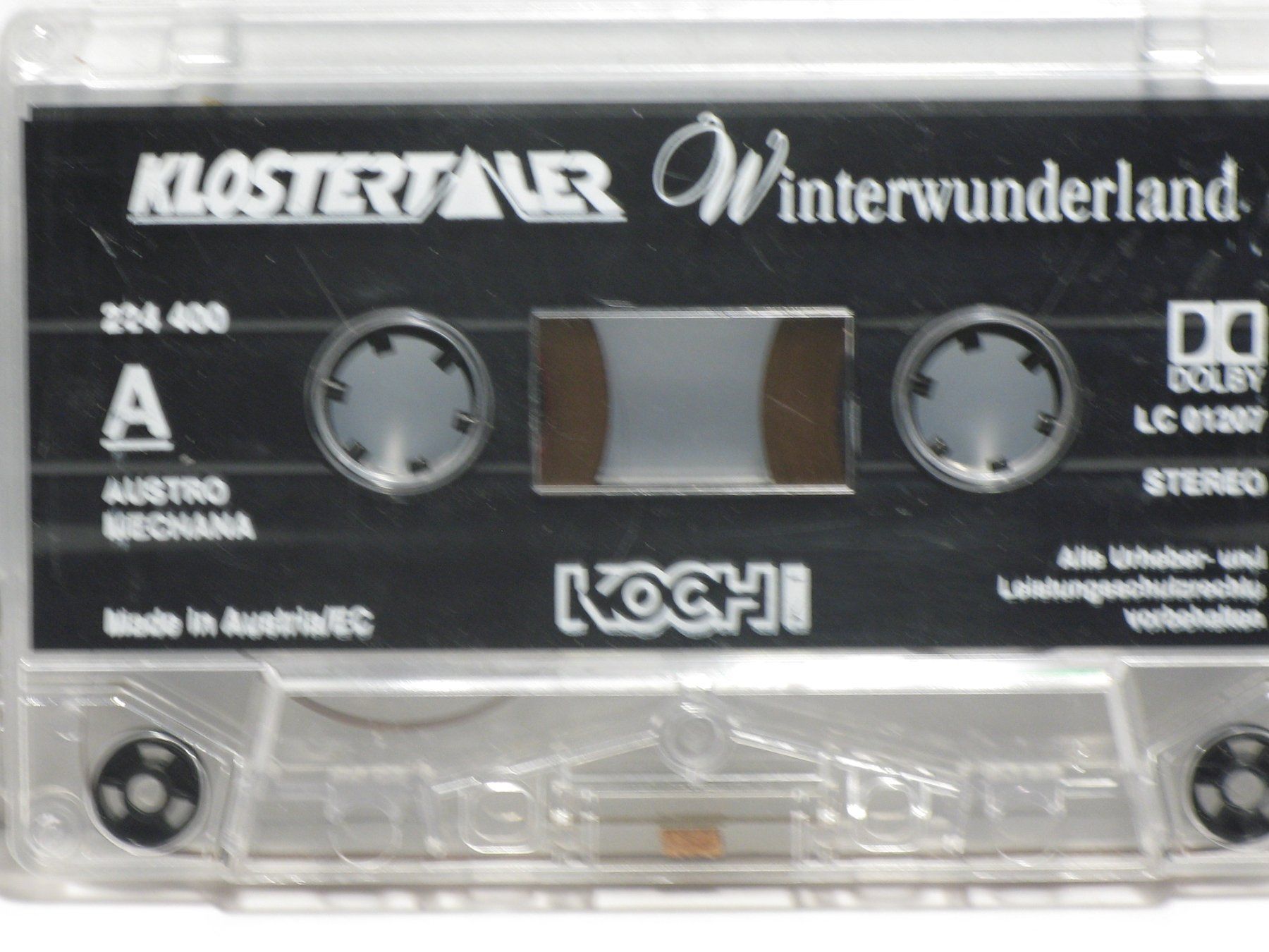 Musicassette: KLOSTERTALER   Winterwunderland – Usato da Langnau i. E. venduto da gf2_29jt 3