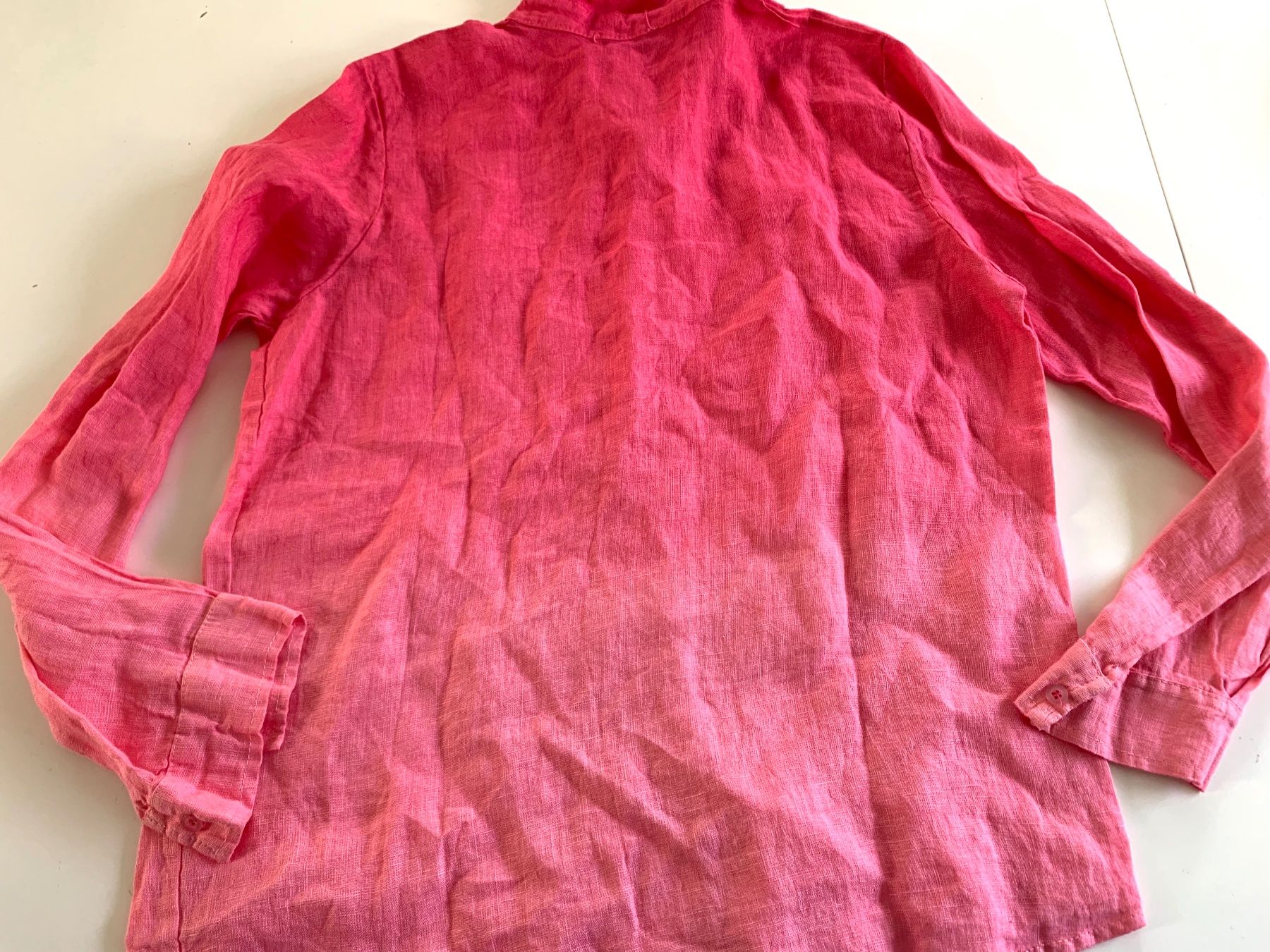 Camicette: Leinenbluse mega Farbverlauf rosa/pink Gr. S – Nuovo (secondo la descrizione) da Meiringen venduto da luanik 3