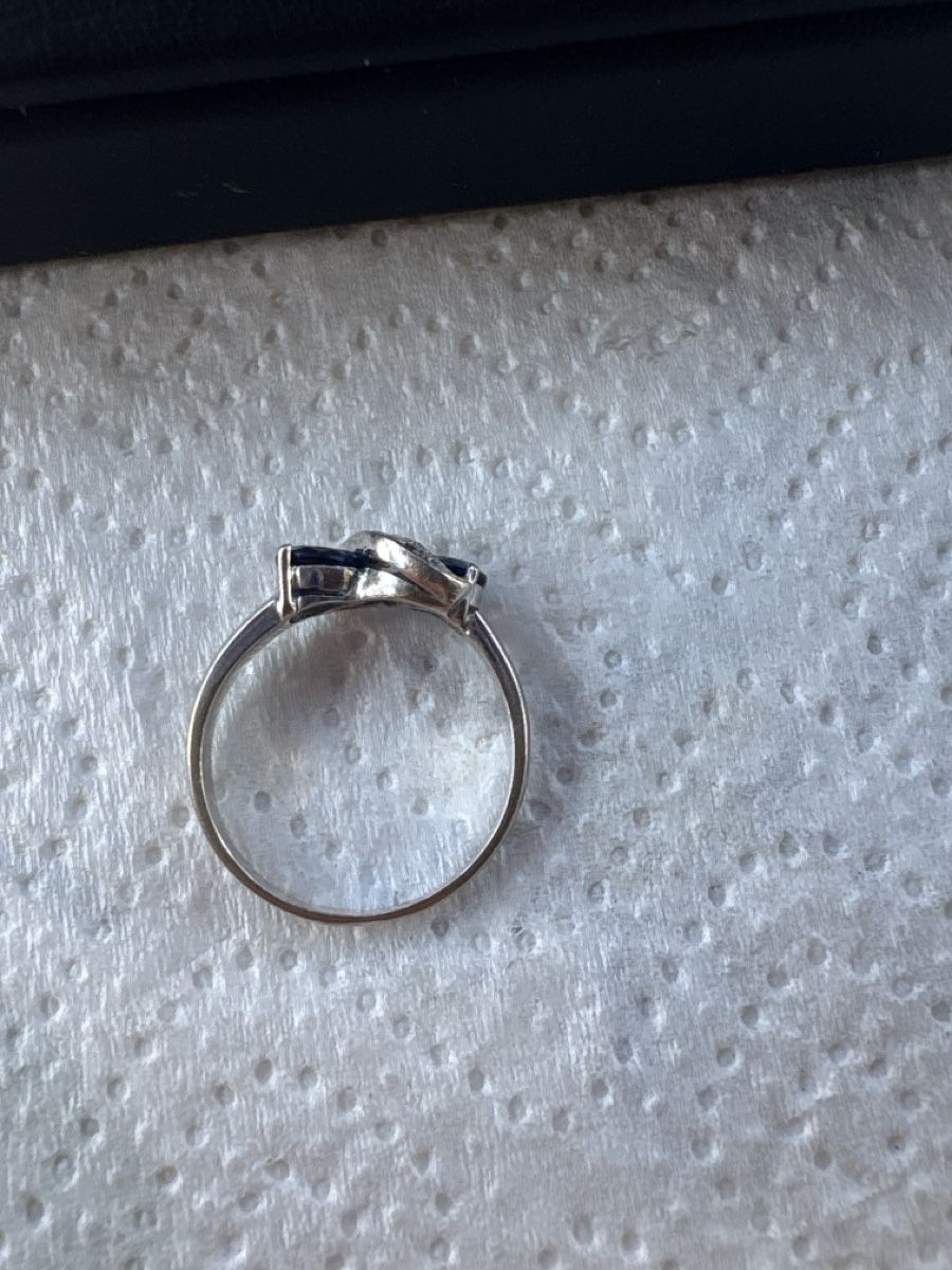Ringe: Bague en or 14k saphir et diamants  – Gebraucht aus Versoix von tem_f7yk 3