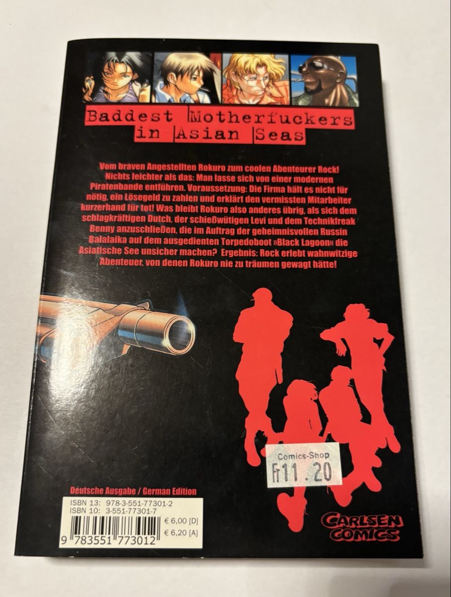Fumetti: Black Lagoon 1-4 Erste Deutsche Auflage – Usato da Baden venduto da ANQUE90 4