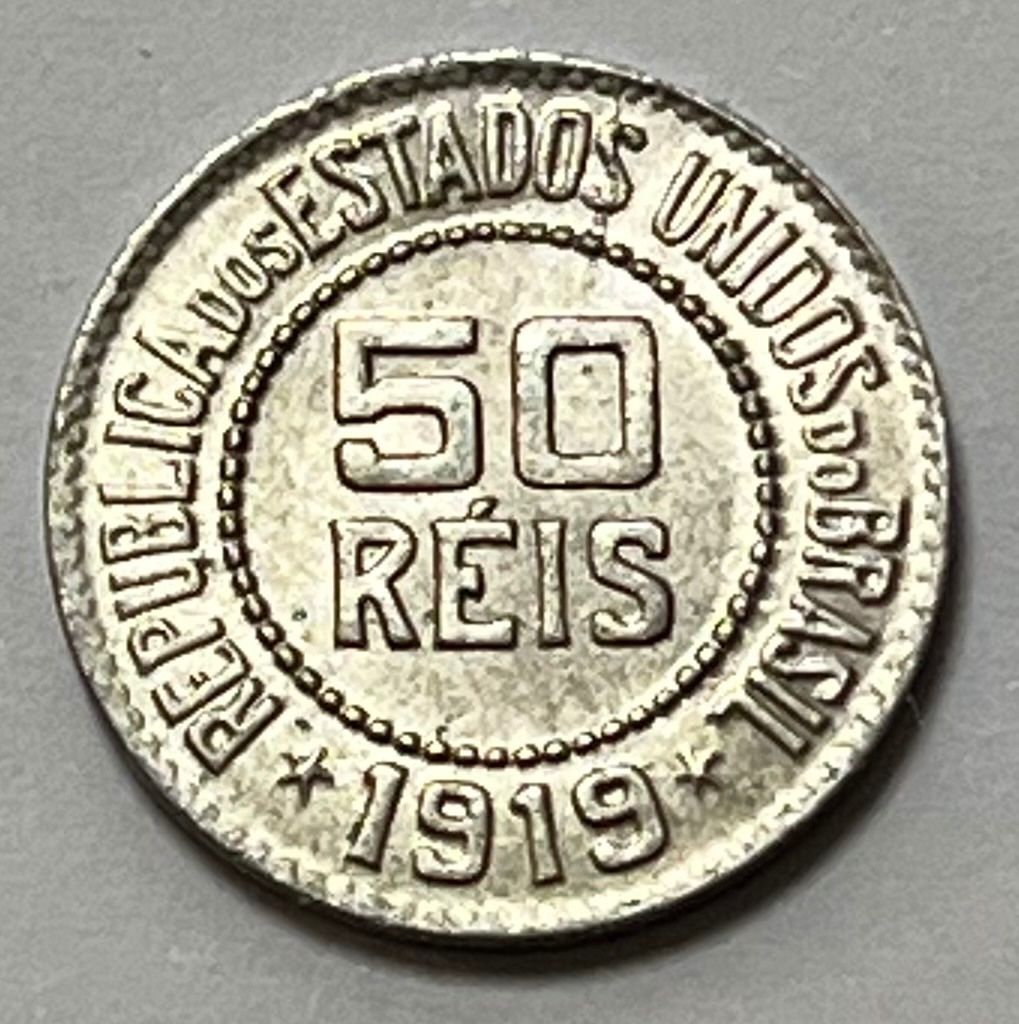 Tutti le monete: 50 Réis - Brazil - 1919 – Usato da Dietikon venduto da Numis8953 1