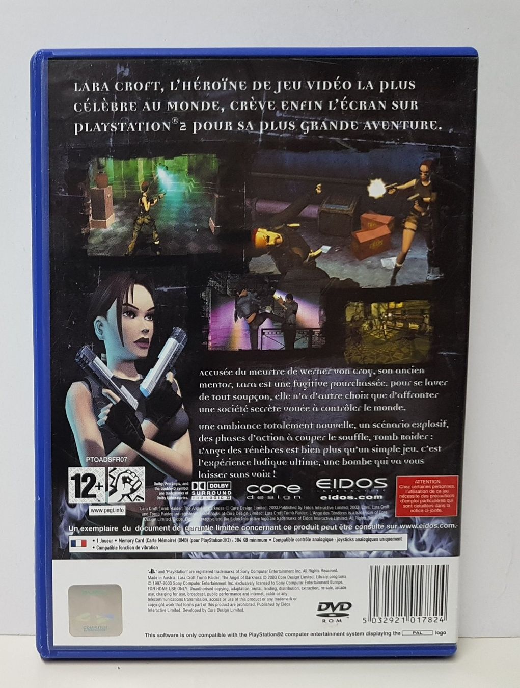 Sony Giochi: Lara Croft Tomb Raider L'Ange des Ténèbres  PS 2 – Usato da Schüpfheim venduto da Games_Spielkonsolen 3