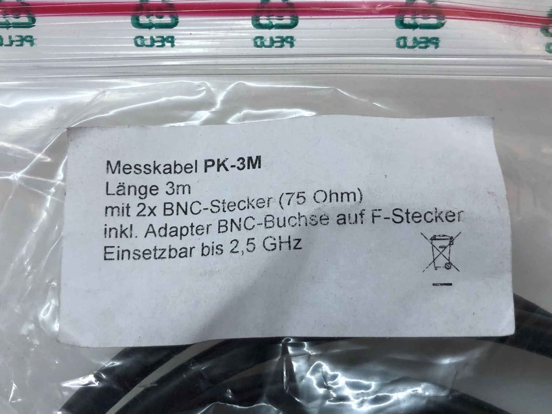 Cavi: Koaxkabel Promax Profi Messkabel PK-3M – Usato da Neerach venduto da Arbimus