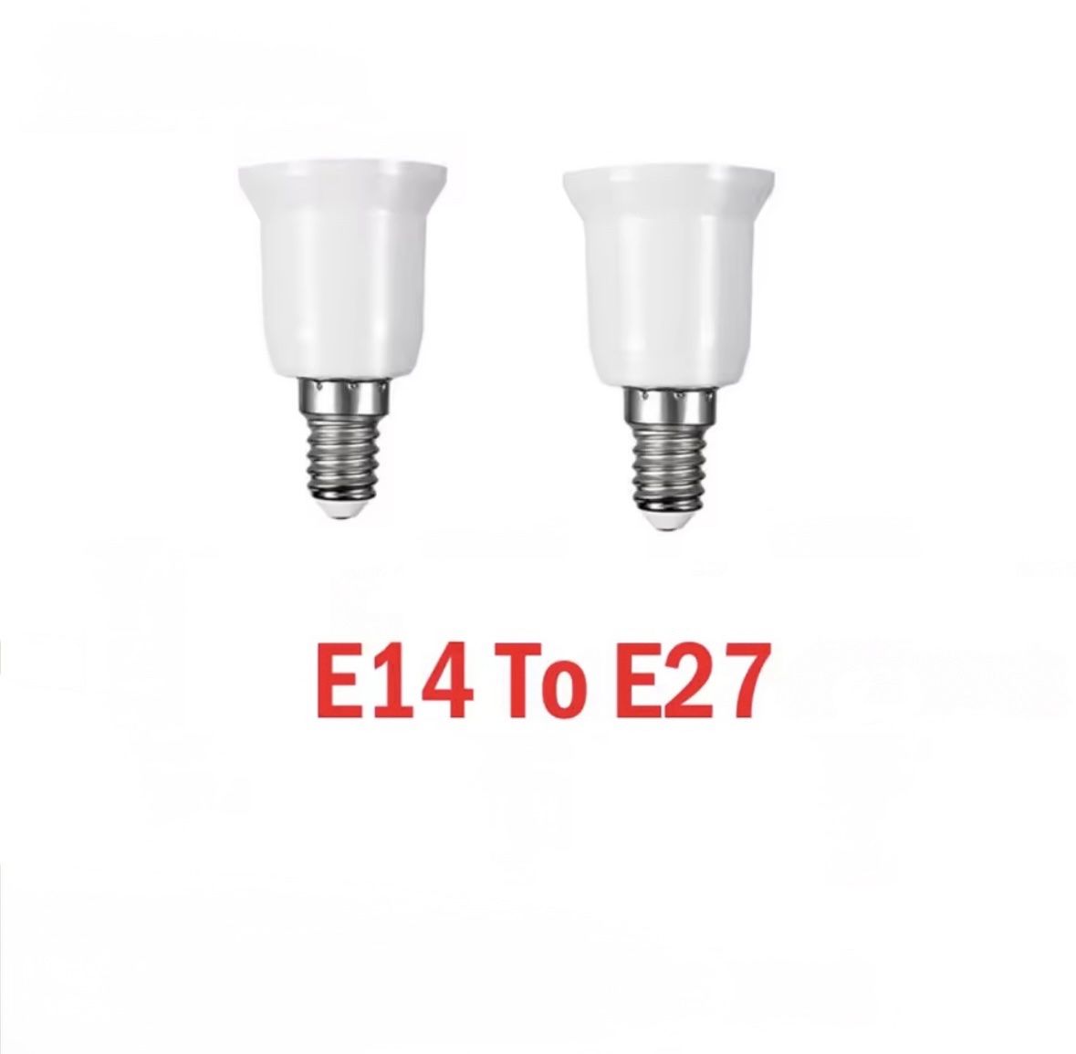 Lecteurs & Adaptateurs: E14 auf E27 Adapter 2 Stück – Neuf avec emballage d'origine à Zürich par fresh0001