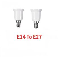 E14 auf E27 Adapter 2 Stück