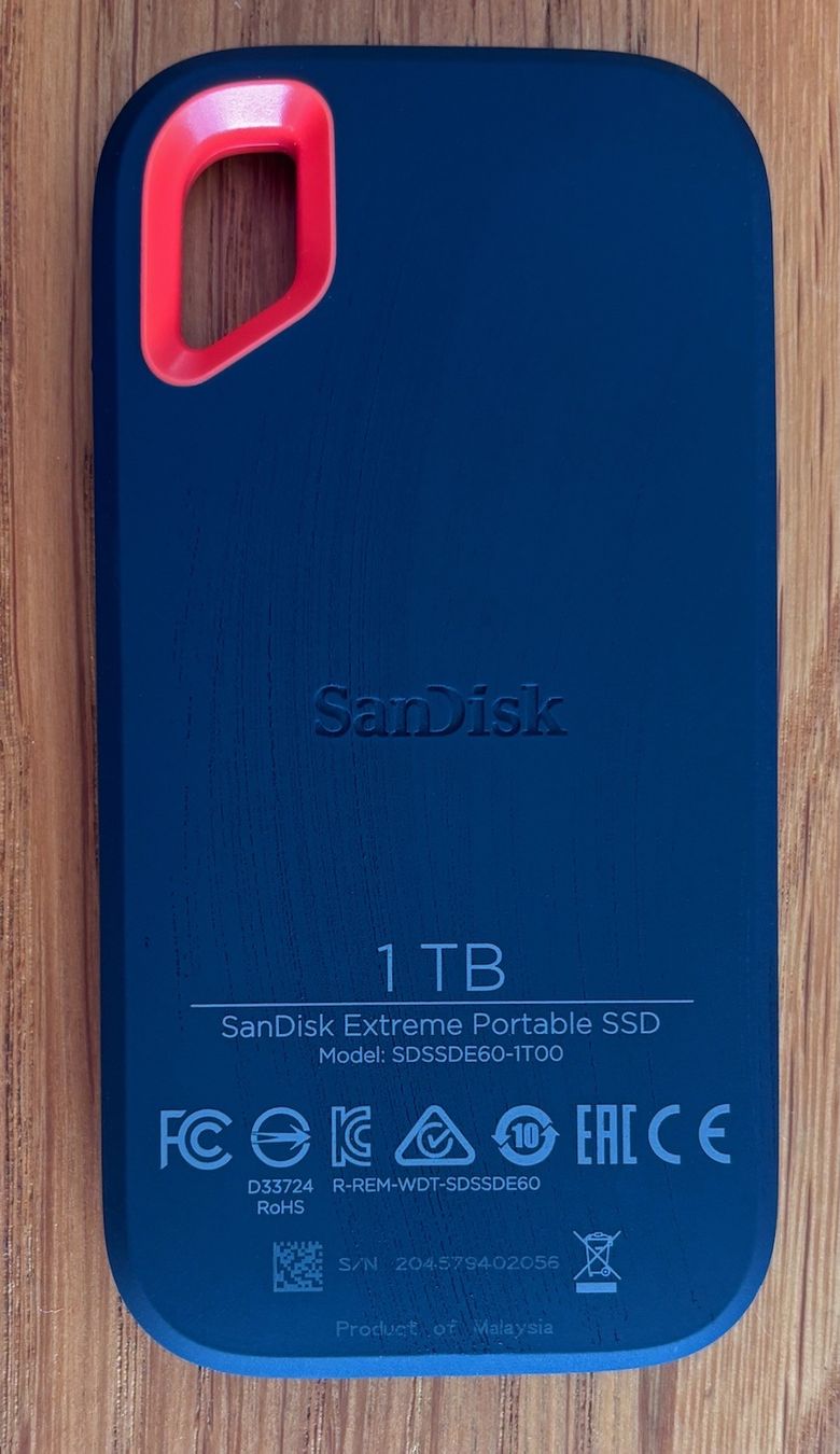 Sandisk Dischi rigidi: Sandisk Extreme 1TB SSD, USB-C – Usato da Zürich venduto da rorlik 1