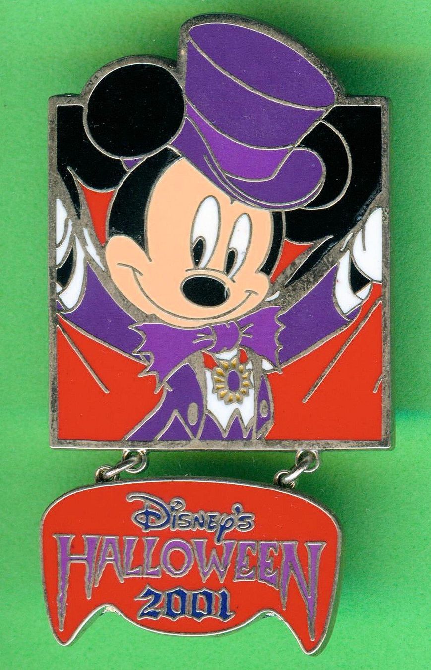 Disney Placchette & Badge: Disney   MICKEY  Halloween  2001 – Usato da Winterthur venduto da Sammleroase