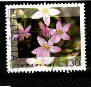 Alle Briefmarken: 2003 - Heilpflanzen / Tausendgüldenkraut – Gebraucht aus Schaffhausen von poststamp